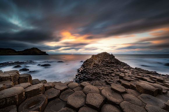 GIANT'S CAUSEWAY SUNSET