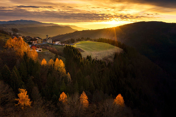 CAMPANELLA CHURCH SUNRISE