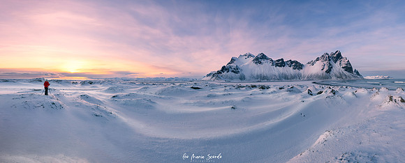 SUNSET ON STOKKSNES