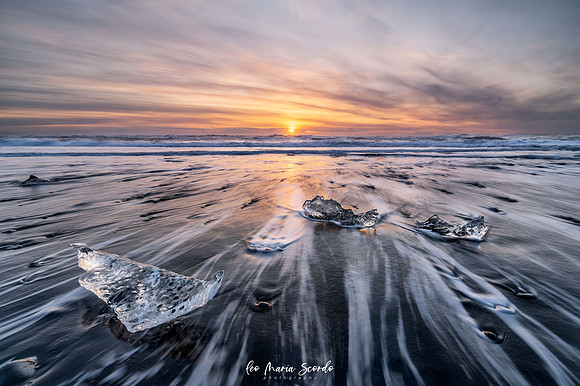 SUNRISE ON THE DIAMOND BEACH II